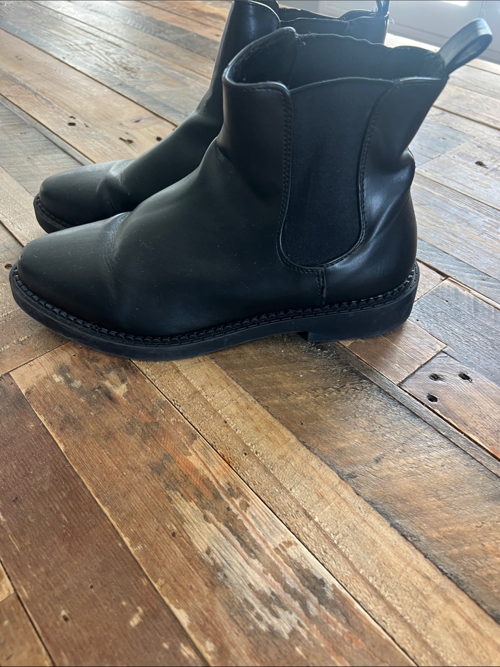 ASOS Black Leather Chukka Boots